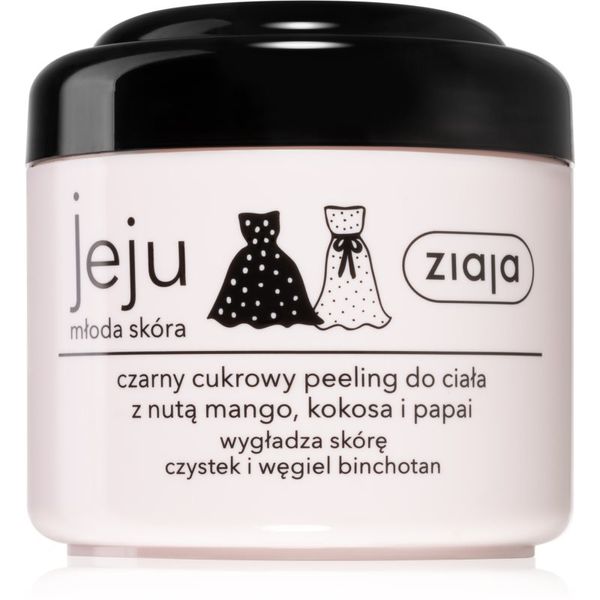 Ziaja Ziaja Jeju Young Skin sladkorni piling za telo črni 200 ml