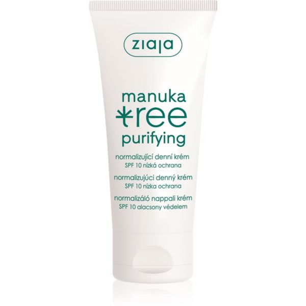 Ziaja Ziaja Manuka Tree Purifying dnevna krema za normalizacijo kože SPF 10 50 ml