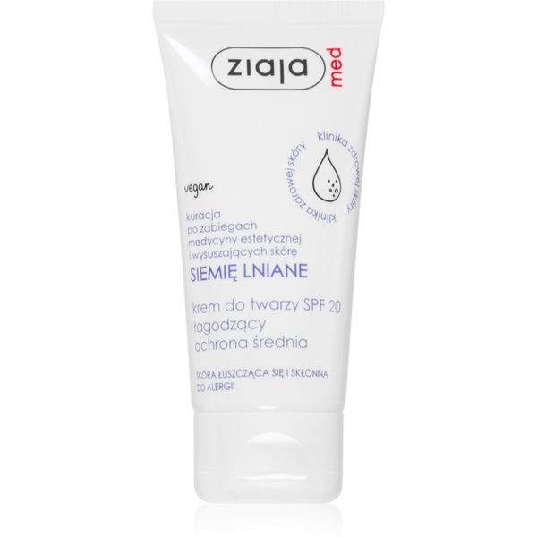 Ziaja Med Ziaja Med Linseed krema za obraz za sončenje SPF 20 50 ml