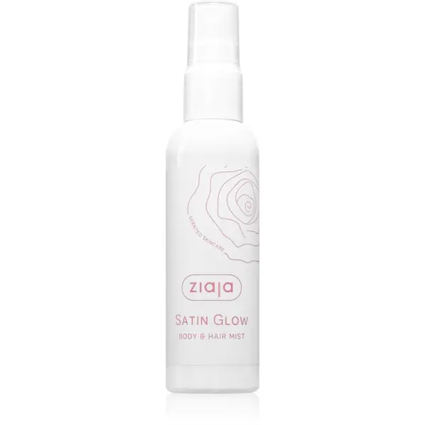 Ziaja Ziaja Satin Glow Body & Hair Mist meglica za telo in lase 90 ml