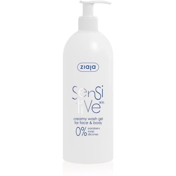 Ziaja Ziaja Sensitive gel za umivanje obraza in tela za občutljivo in razdraženo kožo 400 ml