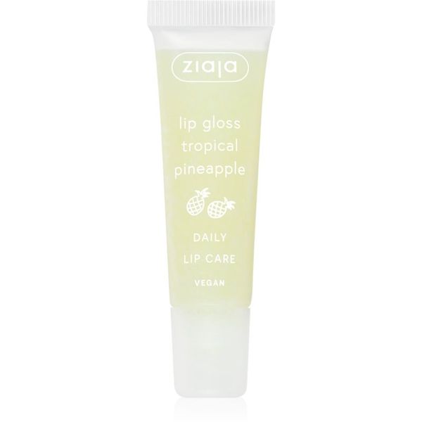 Ziaja Ziaja Tropical Pineapple negovalni sijaj za ustnice 12 ml