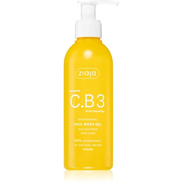 Ziaja Ziaja Vitamin C.B3 Niacinamide čistilni gel za obraz 190 ml