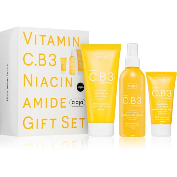 Ziaja Ziaja Vitamin C.B3 Niacinamide darilni set (za obraz in telo)