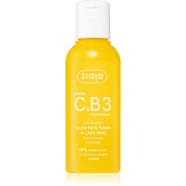 Ziaja Ziaja Vitamin C.B3 Niacinamide eksfoliacijski čistilni tonik s kislinami 1% [aha+pha] 120 ml