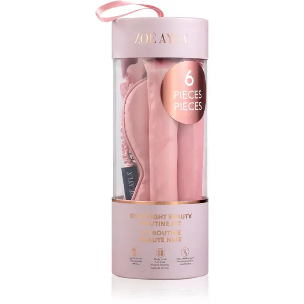 Zoë Ayla Zoë Ayla Overnight Beauty Routine Kit darilni set za lase za ženske