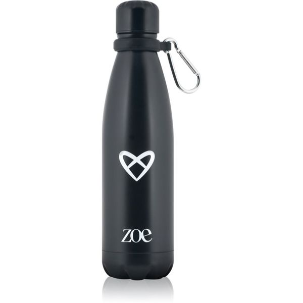 ZOE ZOE Heart Logo Stainless Steel Bottle steklenica za vodo iz nerjavnega jekla barva Black 500 ml