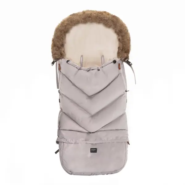Zopa Zopa Fluffy Combi Foggy Grey spalna vreča za dojenčke 47 × 100 cm 1 kos