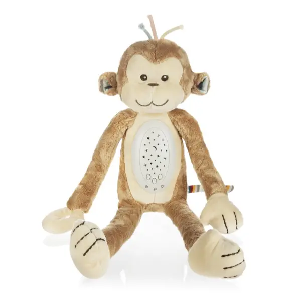 Zopa Zopa Plush Sleepy Toy with Projector and Melodies Monkey projektor z melodijo 0 m+ 1 kos