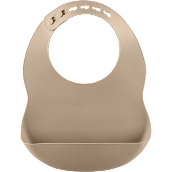 Zopa Zopa Silicone Bib Pastel slinček Sand Beige 1 kos