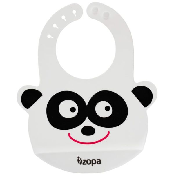 Zopa Zopa Silicone Bib slinček Panda 1 kos