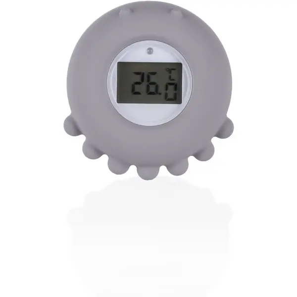 Zopa Zopa Silicone Digital Thermometer 2in1 digitalni termometer za v kad Dove Grey 1 kos