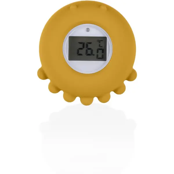 Zopa Zopa Silicone Digital Thermometer 2in1 digitalni termometer za v kad Mustard Yellow 1 kos