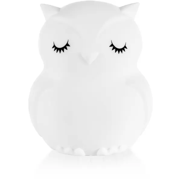 Zopa Zopa Silicone LED Lamp with Music Size L nočna lučka z melodijo Owl 1 kos