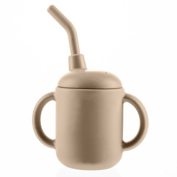 Zopa Zopa Silicone Mug skodelica 2 v 1 Sand Beige 1 kos