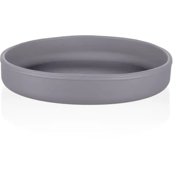 Zopa Zopa Silicone Plate krožnik 6 m+ Dove Grey 1 kos
