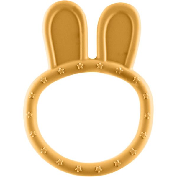 Zopa Zopa Silicone Teether Rabbit grizalo Mustard Yellow 1 kos