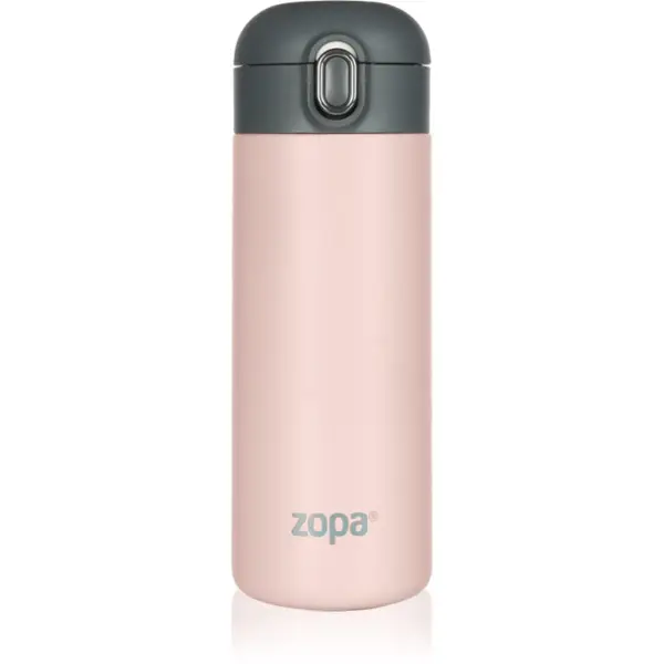 Zopa Zopa Thermo Bottle termovka s slamico Candy Pink 400 ml