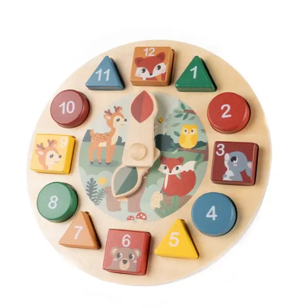 Zopa Zopa Wooden Clock aktivnostna igrača iz lesa 1 kos