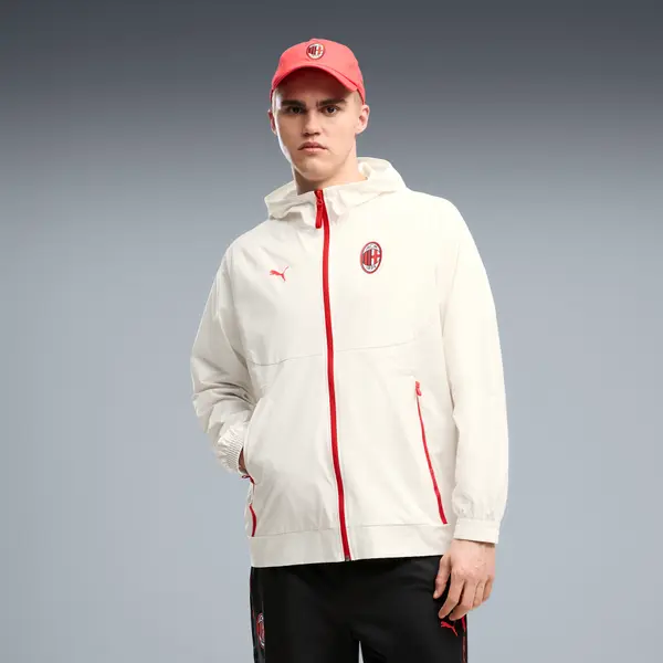 PUMA AC Milan PUMATECH Relaxed Full-Zip Jacket Men, Clothing, Vapor Gray, S