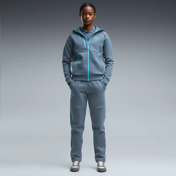 PUMA Manchester City PUMATECH Sweatpants Women, Clothing, Evening Sky/Luminous Blue, S