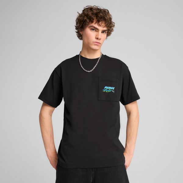 PUMA Men's A$AP ROCKY x Puma Pocket T-Shirt, Black, Size S, Clothing