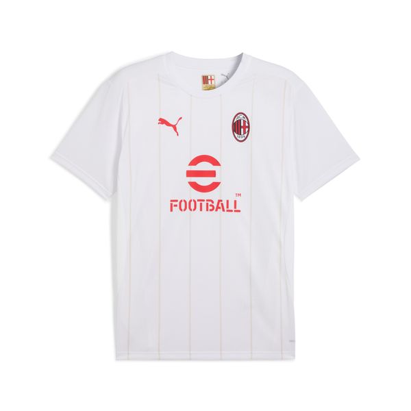 PUMA Men's Puma AC Milan Pre-match Jersey, White, Size L, Sport