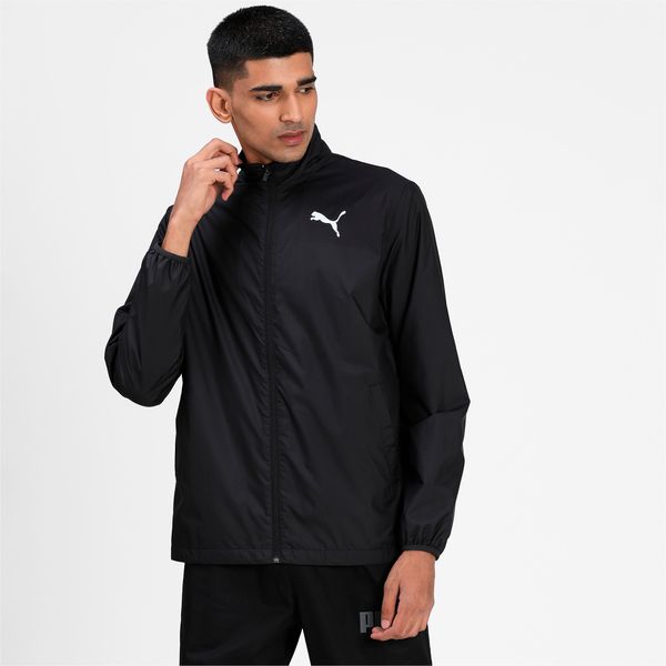 PUMA Men's Puma Active Jacket, Black, Size M, Clothing