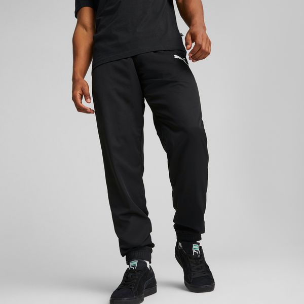 PUMA Men's Puma Active Woven Pants, Black, Size L, Clothing