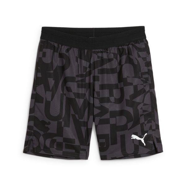 PUMA Men's Puma All-Over Print Shorts Youth, Black, Size 13-14Y, Shop