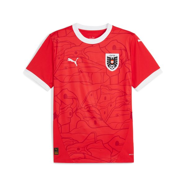 PUMA Men's Puma Austria 2024 Home Jersey, Red, Size S, Sport