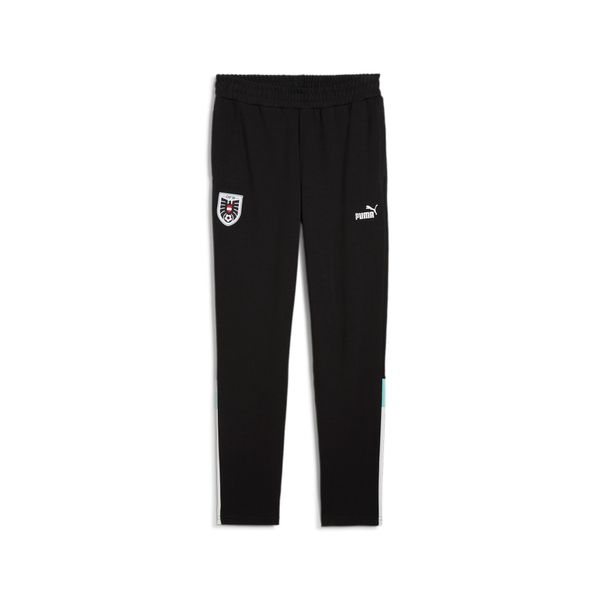 PUMA Men's Puma Austria Ftbl Archive Track Pants, Black, Size M, Sport