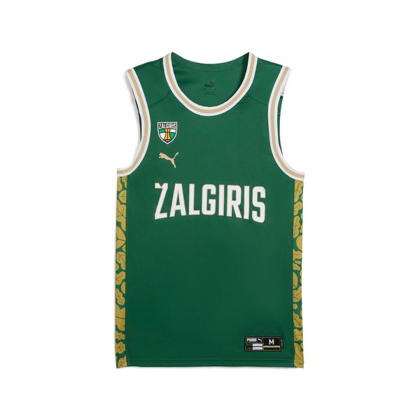 PUMA Men's Puma BC Zalgiris Kaunas 24/25 Home Jersey, Green, Size L, Clothing