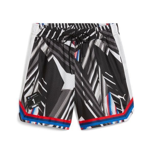 PUMA Men's Puma BMW M Motorsport All-over Print Shorts, Black, Motorsport