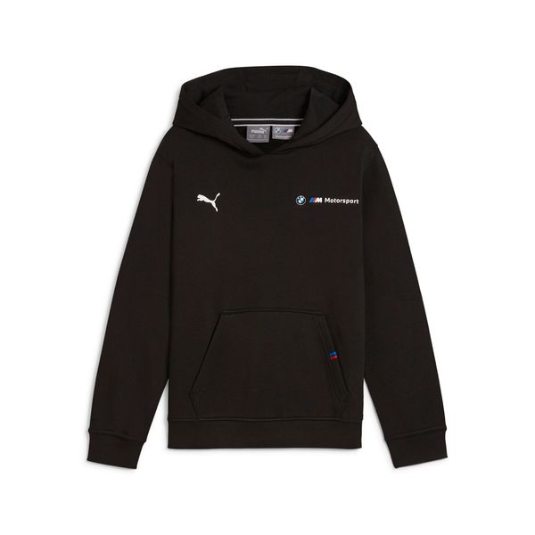 PUMA Men's Puma BMW M Motorsport ESS+ Fleece Hoodie Youth, Black, Size 7-8Y, Shop