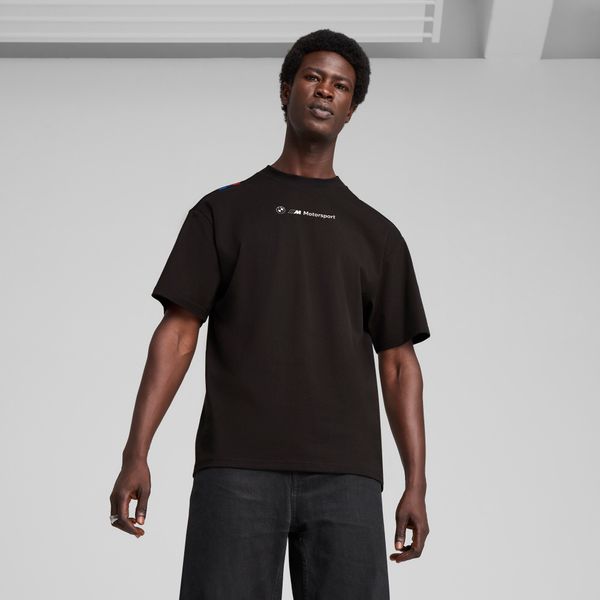 PUMA Men's Puma BMW M Motorsport Lifestyle Car Graphic T-Shirt, Black, Size XL, Clothing