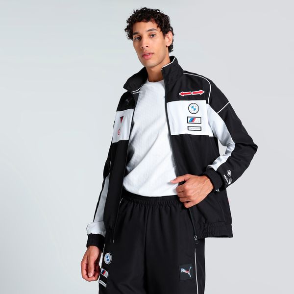 PUMA Men's Puma BMW M Motorsport SDS 2.0 Badge Jacket, Black, Size L, Clothing