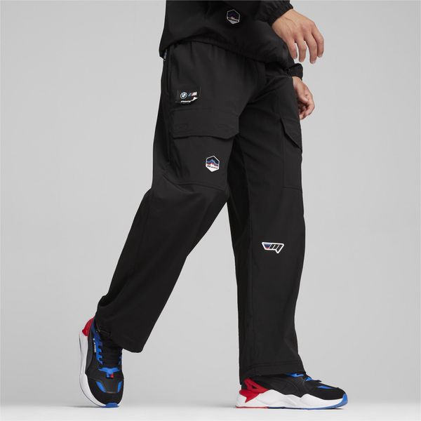 PUMA Men's PUMA BMW M Motorsport Summer Crew Cargo Pants, Black