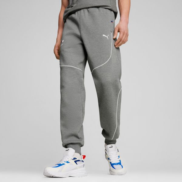 PUMA Men's Puma BMW M Motorsport Sweat Pants, Gray, Clothing