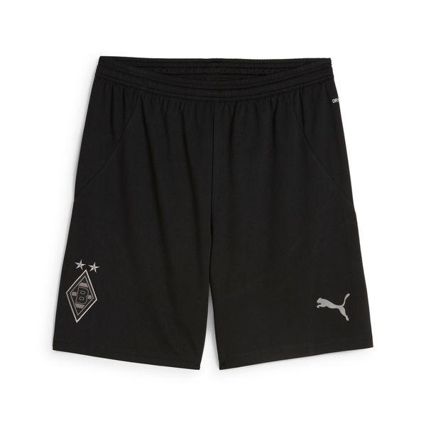 PUMA Men's Puma Borussia MÃ¶nchengladbach 24/25 Shorts, Black, Size M, Sport