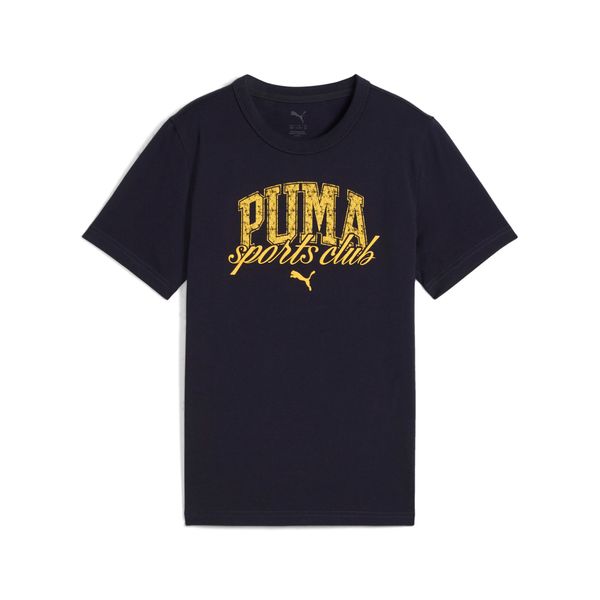 PUMA Men's Puma Class Graphic Tee Youth, Blue, Size 15-16Y, Shop