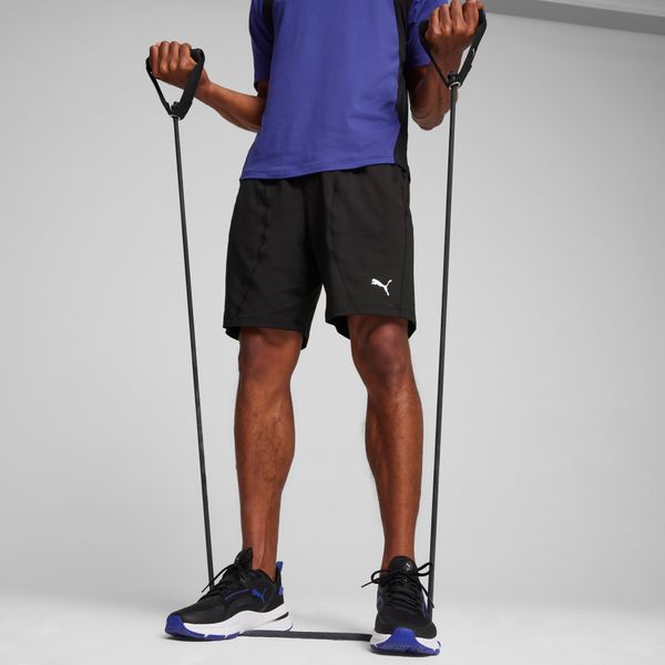 PUMA Men's Puma CLOUDSPUN 7" Knit Shorts, Black, Size XL, Clothing