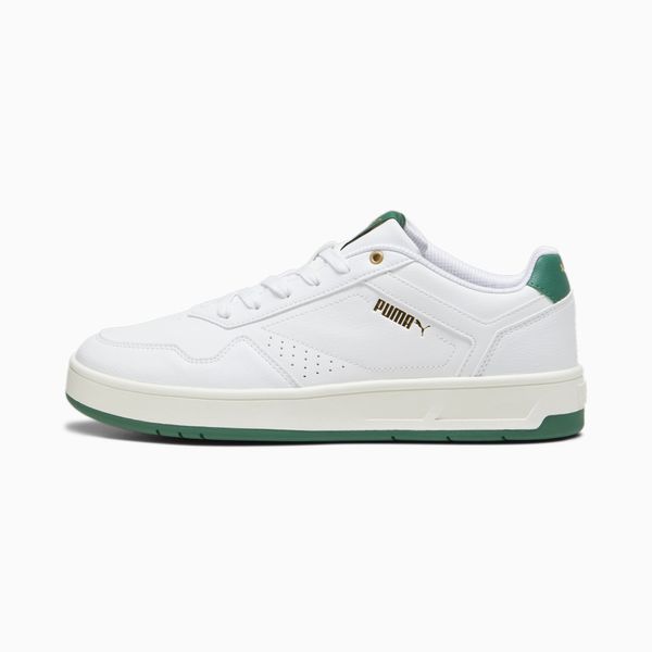 PUMA Men's PUMA Court Classic Sneakers, White/Vine/Gold