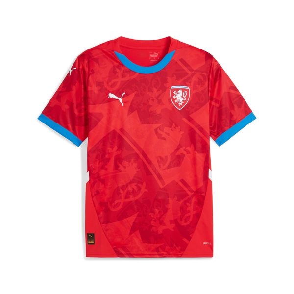 PUMA Men's Puma Czech Republic 2024 Home Jersey, Red, Size 3XL, Sport