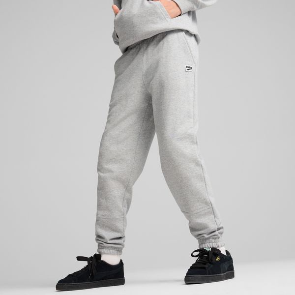 PUMA Men's Puma DOWNTOWN Sweatpants Youth, Gray, Size 9-10Y, Clothing