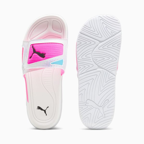 PUMA Men's PUMA Dream Nitroâ¢ Future Ultimate Slide Sandalss, White/Poison Pink/Black