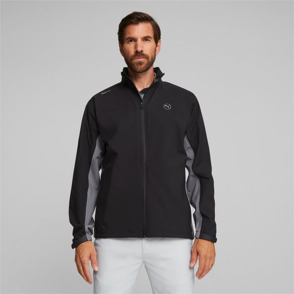 PUMA Men's Puma DRYLBL's Golf Rain Jacket, Black, Size M, Clothing