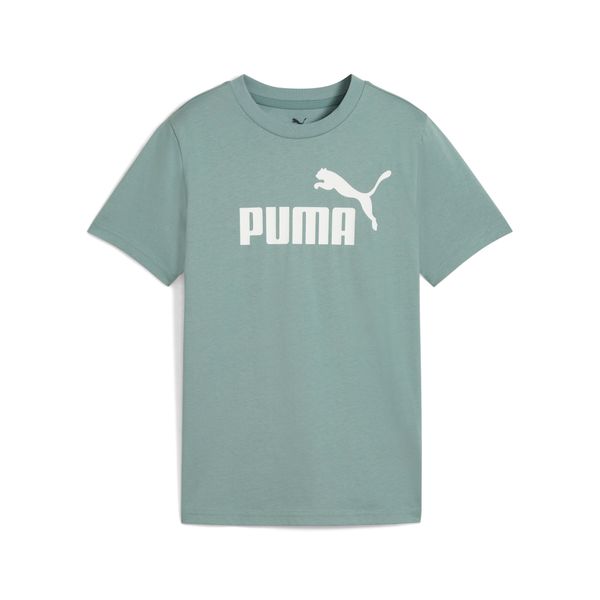 PUMA Men's Puma ESS No. 1 Logo Tee Youth, Green, Size 13-14Y, Shop