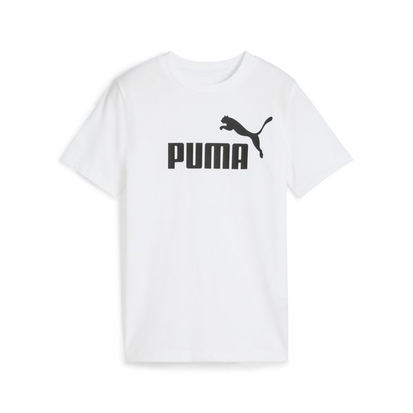 PUMA Men's Puma ESS No. 1 Logo Tee Youth, White, Size 13-14Y, Shop