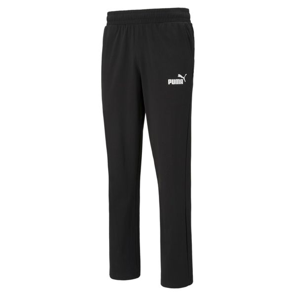 PUMA Men's Puma Essentials Jersey Pants, Black, Size XS, Clothing